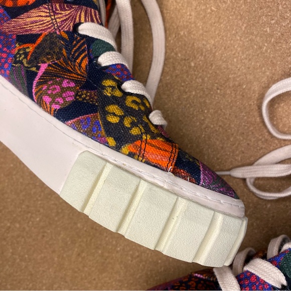 FARM Rio Leopard Mushroom Flatform High Top Sneaker Size 7 - Picture 10 of 16